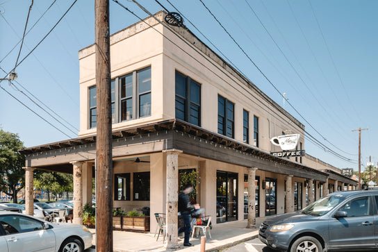 Exterior of Merit Coffee Georgetown location